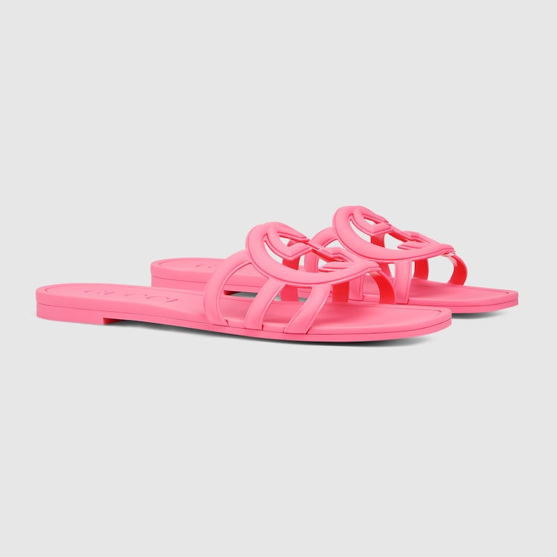 Women’s Interlocking G slide sandal - Image 1